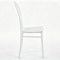 Chaise de salle à manger empilable portable en PP, écologique, très vendue, pour fêtes, événements, mariages, banquets, appartements, extérieur, salon, écoles