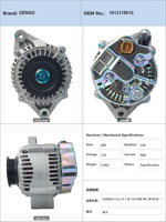 Alternateur de voiture HONDA Civic VI 1.8i 16V MB MC B18C4 1997-2001 HONDA Integra 1.8 DB DC B18C 1995-2001 1012119810