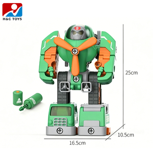 Giocattoli <span class=keywords><strong>Robot</strong></span> con Quattro Forme di Trasformazione, Mini Cacciavite Simulato, Giocattoli Educativi per Bambini da Assemblare - Product Image 3