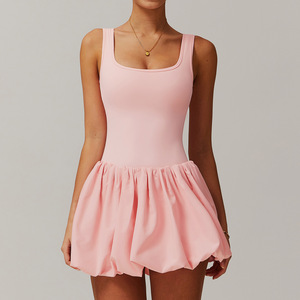 Combinaison de yoga respirante personnalisée pour femmes, culotte de tennis de golf à séchage rapide, vêtements de sport décontractés pour l'entraînement quotidien - Product Image 6