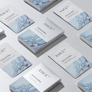 Masque en soie médicale personnalisé ASCE Plus Pack de masques anti-âge hydratants avec ha ou collagène - Product Image 1