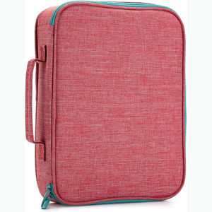 Muestra gratis Funda personalizada de la Biblia cubre bolso de la Iglesia al aire libre con asa y bolsillo con cremallera bolsa de viaje Biblia - Product Image 4