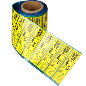 Этикетка-ценник самоклеящаяся для супермаркетов, из крафт-бумаги, для торговых центров, термопечать, штрих-код - Product Image 1