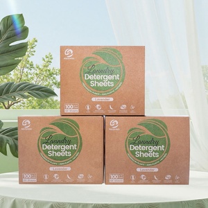 SANYUAN Zero Waste Ultra Concentrated <b>Laundry</b> <b>Detergent</b> Sheets Dissolving Biodegradable <b>Laundry</b> Strips - Product Image 4