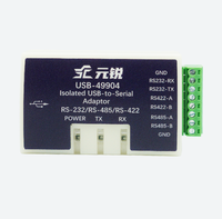 Modul Komunikasi Terisolasi USB ke RS232/RS485/RS422, Konverter Serial Industri Kompatibel USB1.1/2.0 dengan Sakelar Mode
