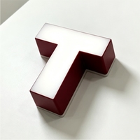 Lettres en acrylique 3D LED personnalisables, éclairées de devant/derrière, étanches IP65, options multicolores pour les bureaux, les entreprises, les hôpitaux, les parcs, DC