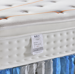 12 pulgadas doble reina tipo tamaño almohada Top memoria espuma látex Bonnell primavera enrollar colchón <span class=keywords><strong>de</strong></span> cama <span class=keywords><strong>de</strong></span> hotel - Product Image 4