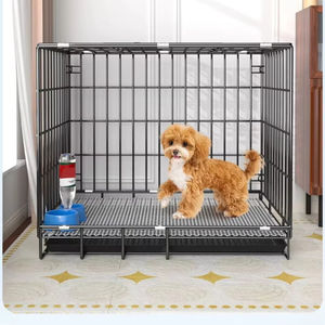 Cage à chien en fil métallique empilable classique pliable en gros, cage pour animaux de compagnie, boîte - Product Image 1