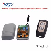 Télécommande sans fil YET005 pour volet roulant, code roulant 433,92 MHz, 4 boutons, arrêt automatique, portée 100 m, pour porte de garage et grue