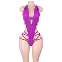 Vêtements de danse exotiques, bodys métalliques scintillants, sous-vêtements de pole dance, vêtements de club brillants pour festivals et raves