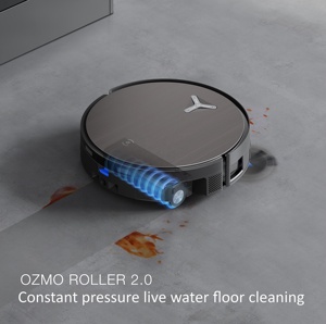 For for X11 OMNICYCLONE Robot Vacuum Cleaner Wet/Dry Function Expandable Mop Brushes Sonic Mopping App-<b>Controlled</b> Hotel - Product Image 3