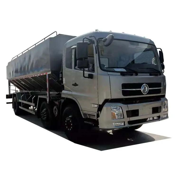 Dongfeng 6x2 Tank Bulk Feed Truck Transporter Anhänger Tierfarm Fütterung Futter entladung Grain Truck Custom ized New Left Drive