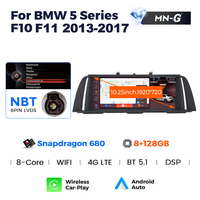 Radio Estéreo para Auto MEKEDE con Android 13 para BMW Serie 5 F10 F11 2010-2016, Snapdragon 680, 8+256G, CIC NBT, Video, Pantalla HD 4G para el Tablero