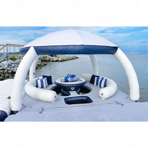 Isola Galleggiante Gonfiabile Modello Parco Acquatico per Sport Acquatici e Divertimento in Spiaggia o Piscina - Product Image 2