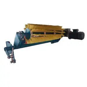 Cleaning conveyor belt rotary brush scraper brush roller belt conveyor