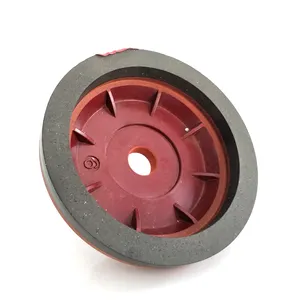 Glass Shape Edge And Bevel Machine 5" Resin Bonded Diamond Grinding Wheel For Beveling Glass