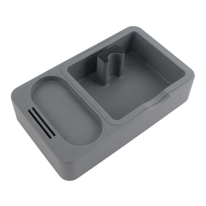 กล่องเคาะกากกาแฟพลาสติกสีเทาคลาสสิก ทนทาน - Product Image 4