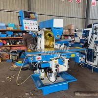 HanCreate China X6132 X6140 Manuelle Horizontale Fräsmaschine mit Neuem Drehtisch