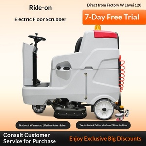 Ride-On Scrubber Factory Workshop <b>Floor</b> Washing <b>Machine</b> <b>Floor</b> Garage <b>Floor</b> Washing <b>Machine</b> Shopping Mall Supermarket <b>Cleaning</b> - Product Image 1
