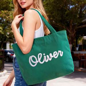 Bolsa de Mano Plegable de Lujo Moderna con Diseño Personalizado, Tejido de Pana Suave y Resistente, Patrón Sólido, Grande para Mujer - Product Image 5