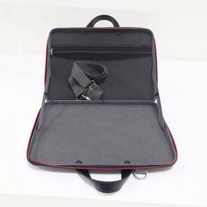 Custom Logo Portable Neoprene Laptop Case Bag with EVA Sleeve and Shoulder Strap Black Business Briefcase Style Handbag - Product Image 6