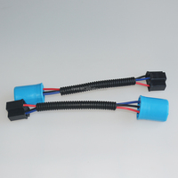 Douille d'ampoule LED pour voiture 9007 mâle vers H4 femelle Adaptateur Accessoires de voiture Autres Accessoires d'éclairage de voiture pour remplacement/réparation