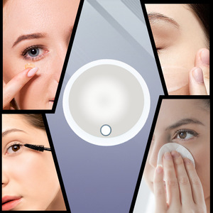 <span class=keywords><strong>Espejo</strong></span> de Maquillaje con Luz LED para <span class=keywords><strong>Baño</strong></span>, Doble Cara, Acabado Plateado, 4 Pulgadas (10 cm), 10X 20X 30X Aumentos, Recargable, con Ventosas - Product Image 6