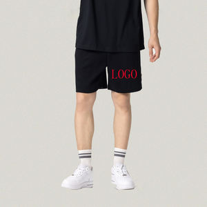 Shorts de basket-ball personnalisés pour hommes avec logo personnalisé Shorts de couleur contrastée personnalisables Shorts en tricot gaufré 320 g/m² - Product Image 3