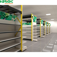 Globale Retail Consultant Turnkey Metal Heavy Duty Fruit- en Groentewinkel Pakketontwerp Installatie Complete Winkelinrichting Expert