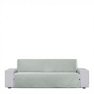 Eysa Genna Stain-Resistant Elastic Stretch Washable <strong>Sofa</strong> <strong>Saver</strong> or Cover for 3-Seater Aquamarine Color - Product Image 3
