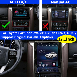 Multimedia centrale Sw4 per lo stile Tesla Stereo verticale per Toyota Hilux 2022 Vigo <span class=keywords><strong>Android</strong></span> Fortuner 2018 Radio schermo 2016 - 2024