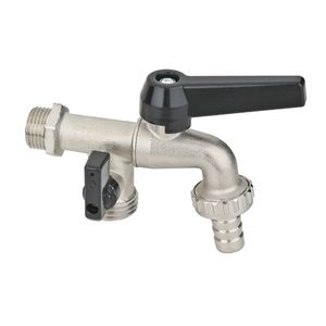 Support de tuyau double avec levier en aluminium 1/2 pouce DN 10 PN 16 pour robinets de cuisine - Product Image 1