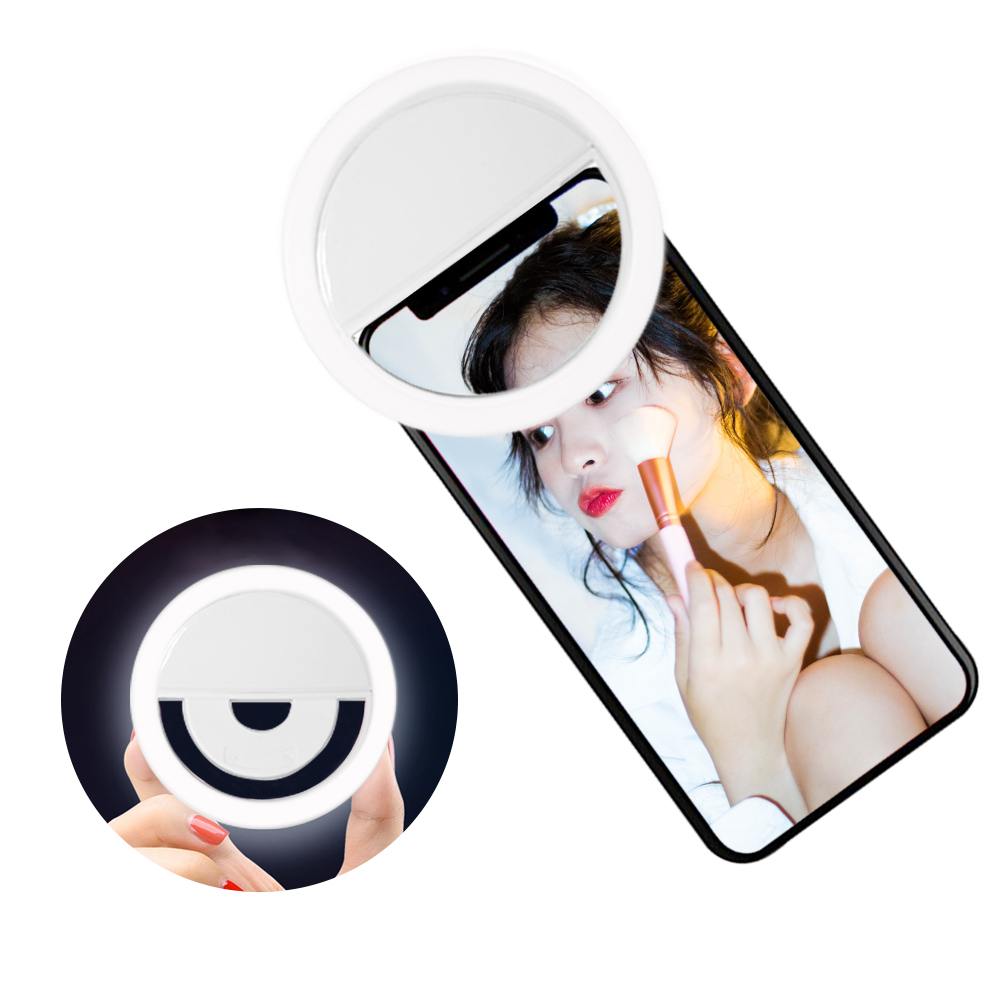 Аксессуары для селфи свет фотография Освещение низкий минимальный заказ смартфон сотовый телефон 2022 Новый портативный круглый мобильный телефон селфи светодиодный для света