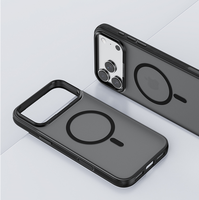 Coque de téléphone LEWOO de luxe en TPU+PC avec chargement magnétique sans fil pour 17/17Pro/17Air/17 Pro Max, transparente haute clarté, protection intégrale 360°