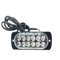ESPUMOSO 12V-24V 36W Notfall-LKW-Stroboskop LED Blinkende Warnleuchte Weiß Bernstein Rot Gelb