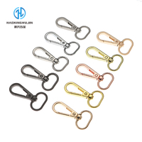 Mousqueton ovale en alliage de zinc durable et tendance, avec fermoir à ressort, crochet pivotant, porte-clés, clip à déclenchement, pour sangle de sac, lanière, DIY
