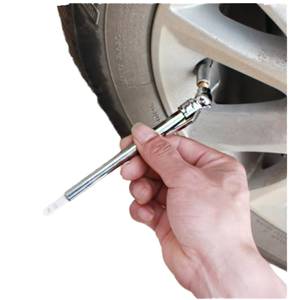 Manometro per pneumatici tipo penna, portatile per uso di emergenza, durevole, argento, marca FN, per auto - Product Image 5