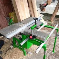 Machine à bois multifonctionnelle 3-en-1 avec table à glissière pour le travail du bois 220V/380V Facile à utiliser