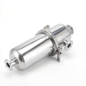 Корпус воздушного фильтра Chengtong из пищевой нержавеющей стали 304/316L с быстросъемным ручным креплением для фильтрации паров и газов в кулинарии - Product Image 2