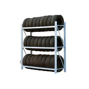 Fabricante personalizado almacén de acero de almacenamiento de neumáticos apilamiento post palet bastidores estantes