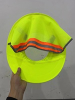 Casque de sécurité à visière complète, casque de chantier, protège le cou, protège la tête des rayons du soleil avec une haute réflectivité