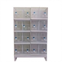 Grande cage à oiseaux en fil de fer pour perruches, canaris, élevage, cage à animaux durable, plateau en plastique, emballage en boîte, vente en gros, cage à perroquets