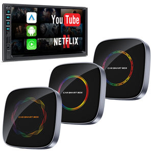 Fuallwin Android 4+64G Car Play Ai Box Adaptador Inalámbrico Carplay con Reproducción de Video YouTube Netflix TikTok Compatible con <span class=keywords><strong>iPhone</strong></span> con Cable - Product Image 1