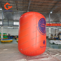 Bouées cylindriques gonflables géantes pour sports nautiques, bouées coniques gonflables pour eaux ouvertes, bouée de natation pour la publicité