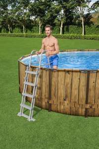 Piscina <span class=keywords><strong>Rectangular</strong></span> con Marco <span class=keywords><strong>Bestway</strong></span> 56725 de 4.88m*1.22m para Fiestas - Product Image 4