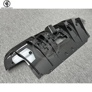 Diffuseur de pare-chocs arrière en fibre de carbone sèche de haute qualité, style Novit, pour 488 GTB Spider 2016-2018 - Product Image 6