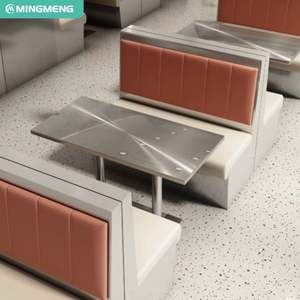 บูธรูปตัวยูสำหรับคาเฟ่ร้านอาหารเฟอร์นิเจอร์บูธทรงกลมโซฟาที่นั่งร้านอาหาร - Product Image 1