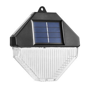 Lámpara de Pared Solar con Forma de Diamante, LED Impermeable para Exteriores, Iluminación Superior e Inferior, para Jardín y Patio - Product Image 3