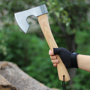 Bochen 65 Mangan Thép Rắn Gỗ Xử Lý Rìu Độ Cứng Cao Ngoài Trời Rìu Với Sheathh Cho Ngoài Trời Survival Cắm Trại - Product Image 6