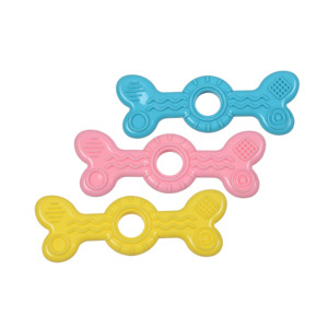 Giocattolo da Masticare per Cani in TPR a Forma di Osso, Resistente ai Morsi, Anti-Noia, per Dentizione Indoor, Produzione Personalizzata all'Ingrosso - Product Image 1